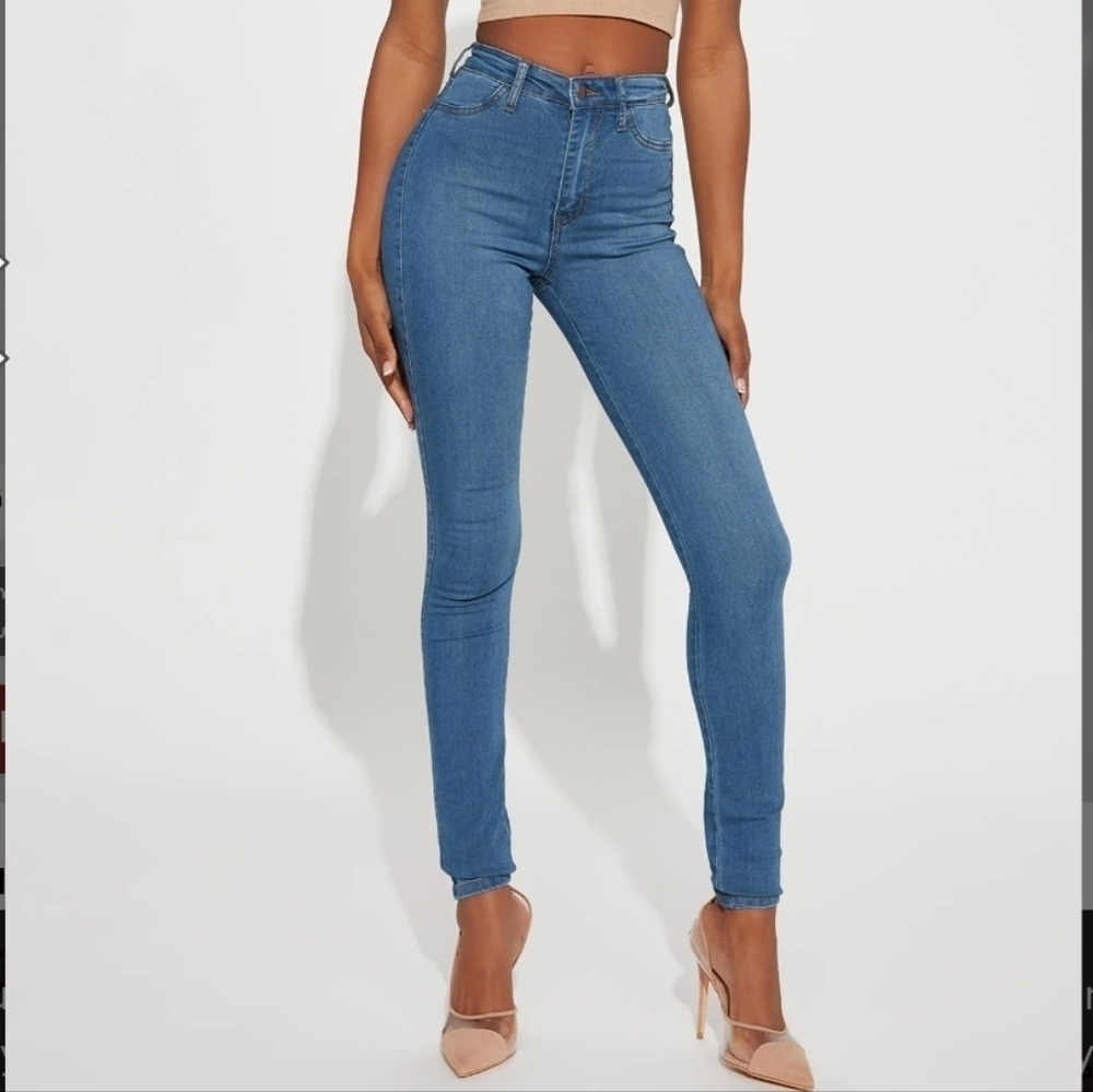 Fashion Nova High Waist Skinny Jeans Pants